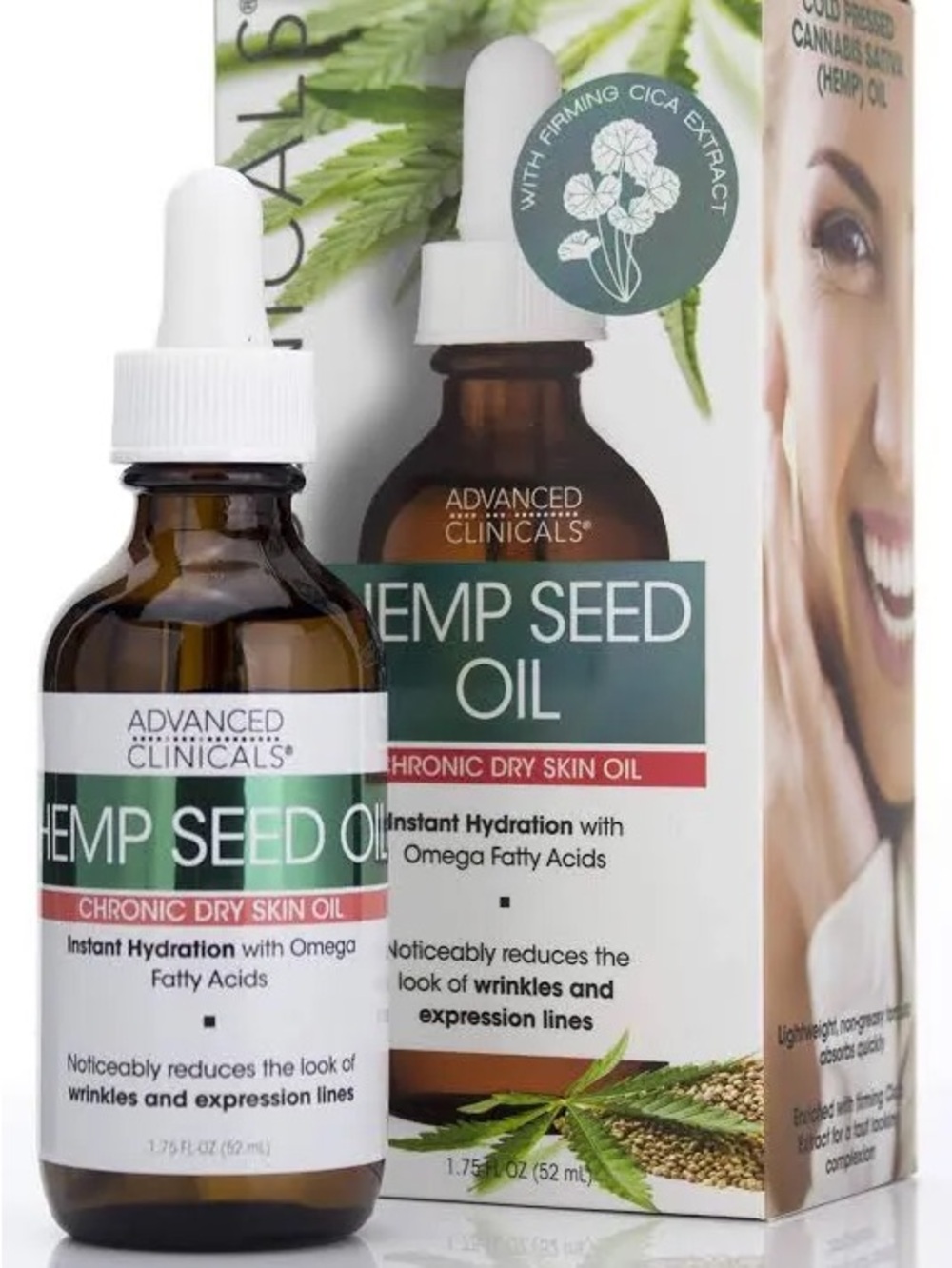 Hemp Seed Oil for Chronic Dry Skin -